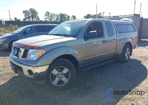 2005 Nissan Frontier Le z USA, uszkodzony, nr VIN 1N6AD06W45C420786